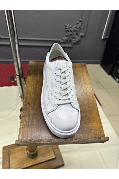 ALTINYILDIZ CLASSICS %100 Deri Rahat Taban Sneaker BEYAZ Ayakkabı
