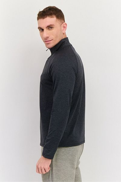 SKECHERS Men Sportswear Fit Long Sleeves Outdoor Ultra Go Sweatshirt, Dark Grey