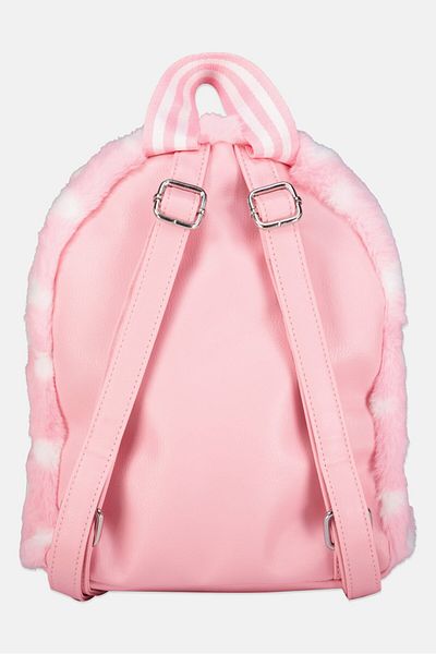 OMG Accessories Kids Girl Faux Fur Mini Backpack 24 H x 23 L x 9 W cm, Pink Combo