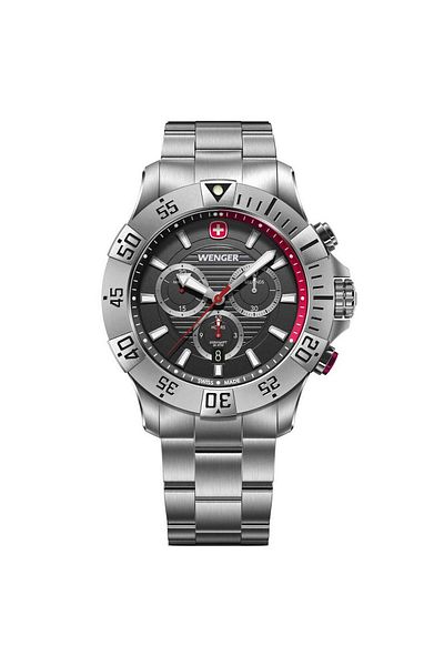 Wenger Ανδρικό ρολόι Wenger 01.0643.123, Quartz, 43mm, 20ATM
