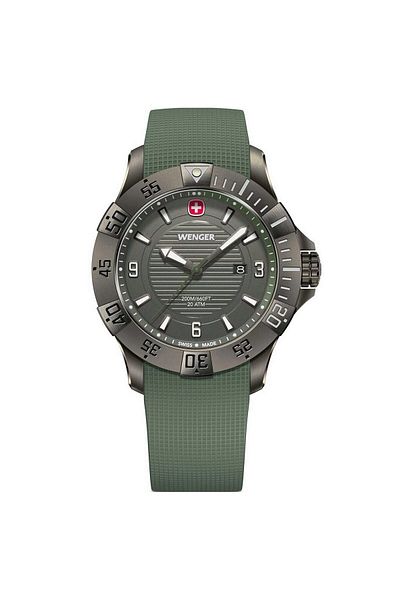 Wenger Ανδρικό ρολόι Wenger 01.0641.143, Quartz, 43mm, 20ATM