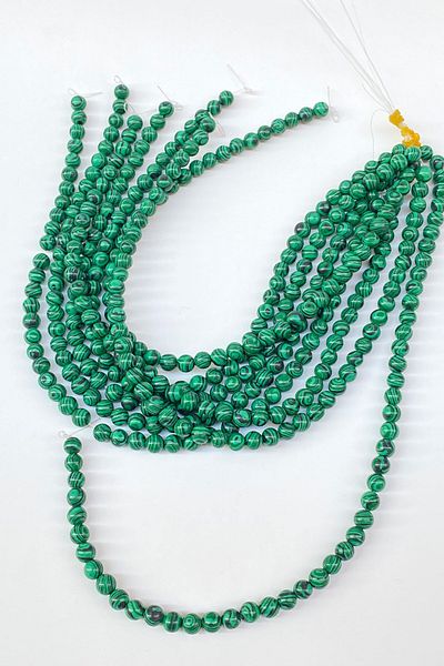 Hayalperest boncuk Green Ceyt Natural Stone Bead 8 Mm