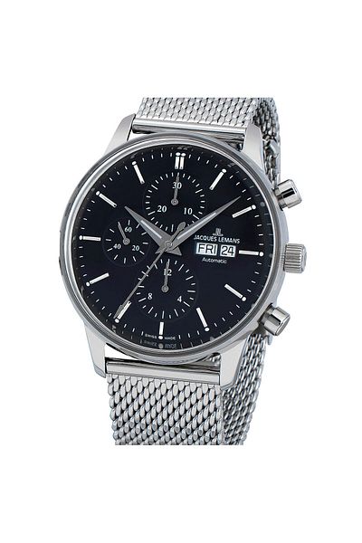 Jacques Lemans Mens Watch N-208c, Automatic, 44mm, 5atm