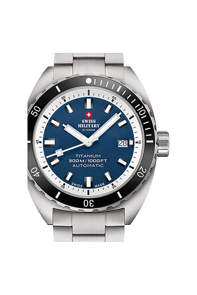 Swiss Military Mens Watch Sma34100.03, Automatic, 42mm, 30atm