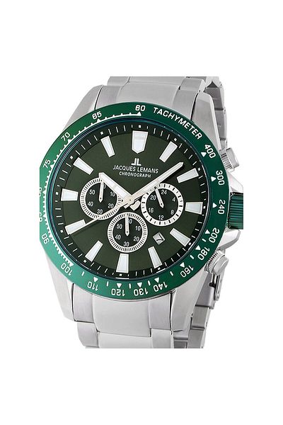 Jacques Lemans Ανδρικό Ρολόι 1-2140g, Quartz, 48mm, 10atm