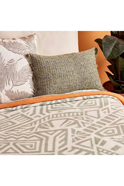 Bella Maison Rebel Pamuklu Çift Kişilik Battaniye Mint (180X220 CM)