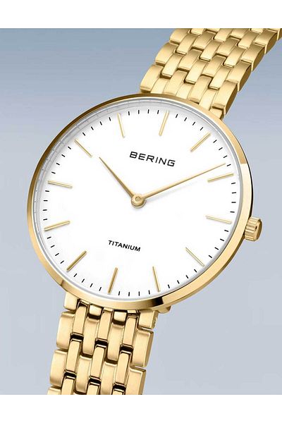 Bering Ceas de damă 19334-334, cuarț, 34mm, 5atm