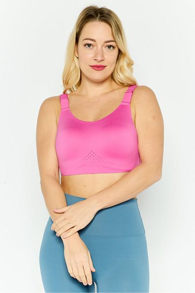Brooks Women Sportswear Fit Lightly Padded Running Sports Bra, Mauve