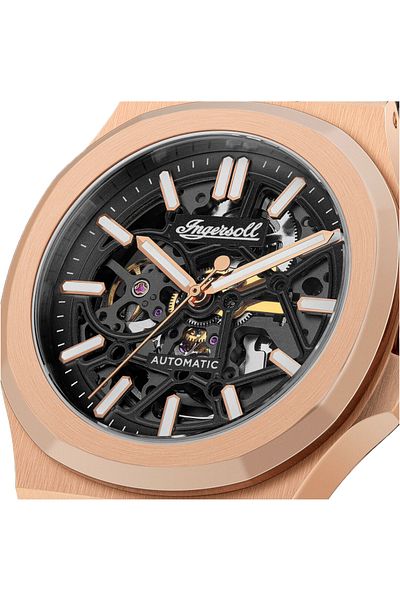 Ingersoll Ανδρικό ρολόι Ingersoll I12505, Αυτόματο, 44mm, 5ATM