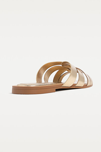 Stradivarius Flat strappy slider sandals