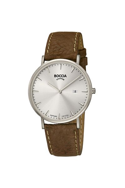 Boccia Mens Watch 3648-01, Quartz, 39mm, 3atm