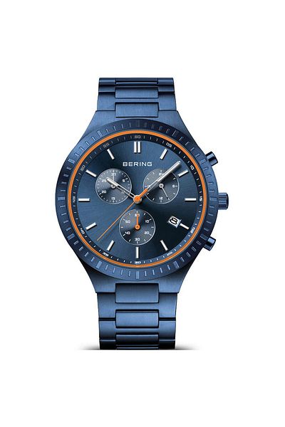 Bering Ceas bărbătesc 11743-797, cuarț, 43mm, 5atm