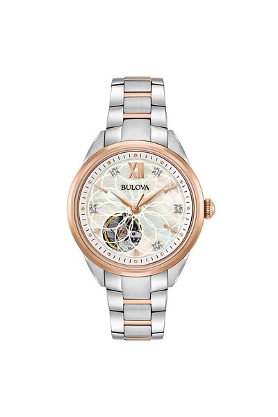 Bulova Ceas Dama Bulova 98P170, Automat, 34mm, 3ATM