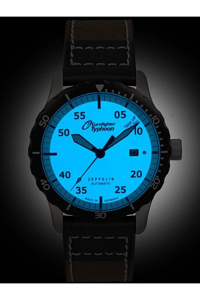 Zeppelin Mens Watch 7268m-5, Automatic, 43mm, 20atm