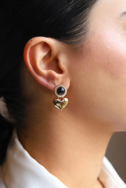 Brillo Colorful Stone Heart Earrings