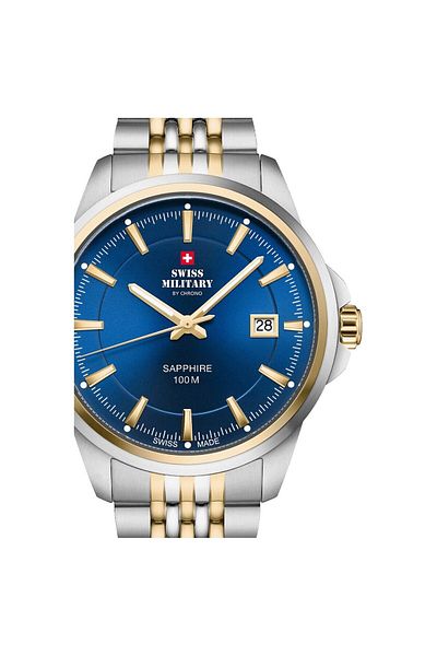 Swiss Military Mens Watch Sm34104.05, Quartz, 40mm, 10atm