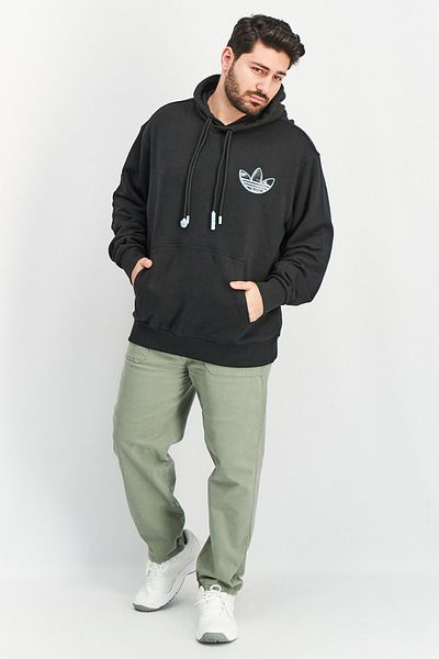 adidas Men Sportswear Fit Adicolors Hoodie Outdoor Sweatshirts, Black