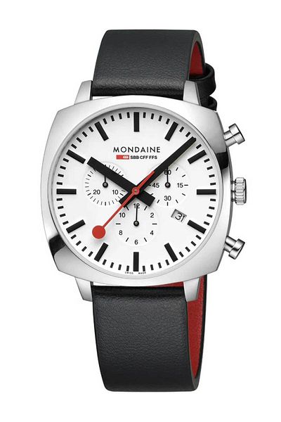 MONDAINE Mens Watch Msl.41410.lbv.set, Quartz, 41mm, 5atm