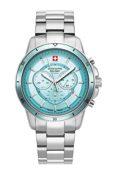Swiss Alpine Military Mens Watch Swiss Military 7089.9131, Quartz, 44mm, 10atm