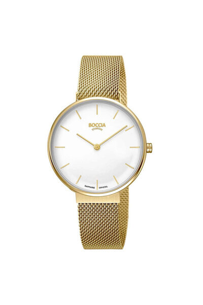 Boccia Γυναικείο ρολόι Boccia 3327-10, Quartz, 35mm, 3ATM