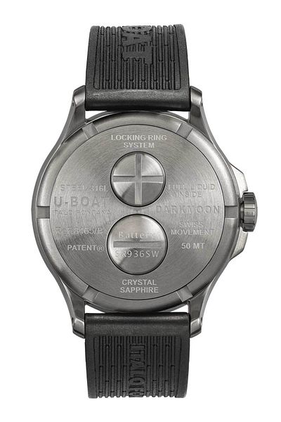 U-BOAT Ανδρικό ρολόι U-Boat 8465/A, Quartz, 44mm, 5ATM