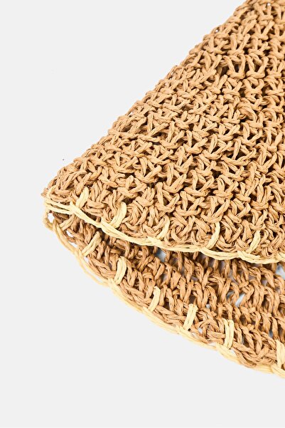 Muy Mucho Round Textured Placemat 38 cm, Tan