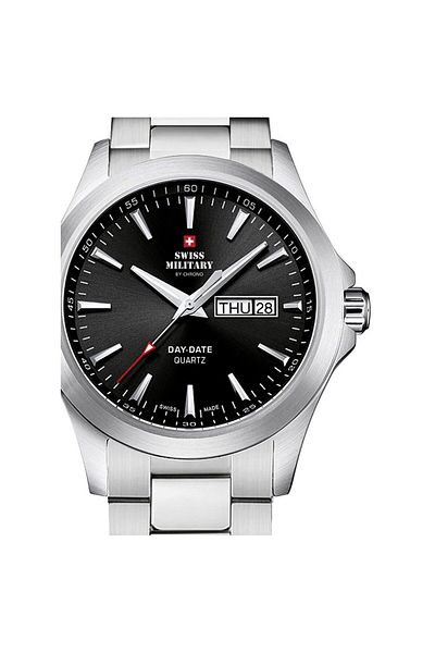 Swiss Military Mens Watch By Chrono Smp36040.22, Quartz, 42mm, 5atm
