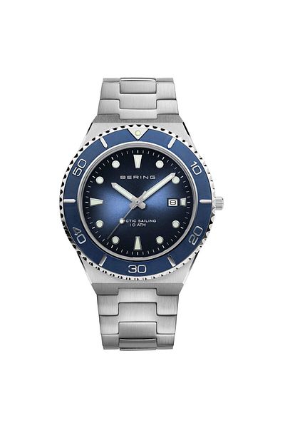 Bering Ceas bărbătesc 18940-707, cuarț, 43mm, 10atm