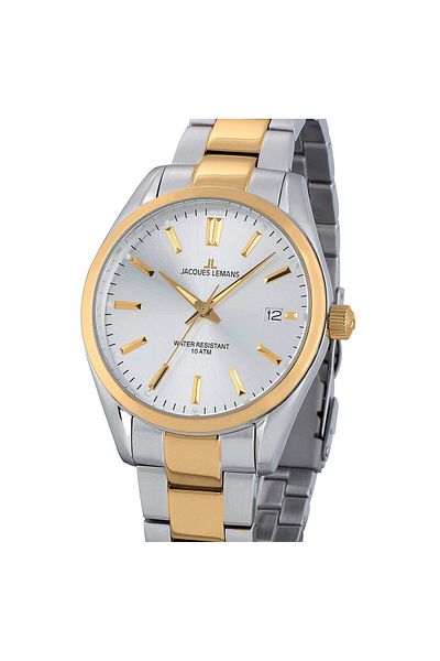 Jacques Lemans Ανδρικό ρολόι Jacques Lemans 1-1859J, Quartz, 40mm, 10ATM