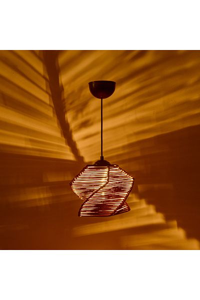 Safir Light Avari Single Pendant Lamp - Antique - 16X16X20 cm