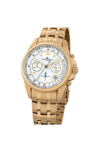 Jacques Lemans Ανδρικό ρολόι Jacques Lemans 1-1830H, Quartz, 40mm, 10ATM