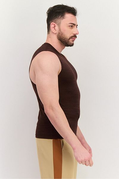 SKECHERS Men Sportswear Fit Muscle Tank Top, Brown