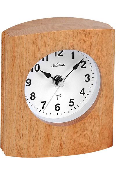 Atlanta Table Clock Atlanta 3131, Quartz, White, Analogue, Classic