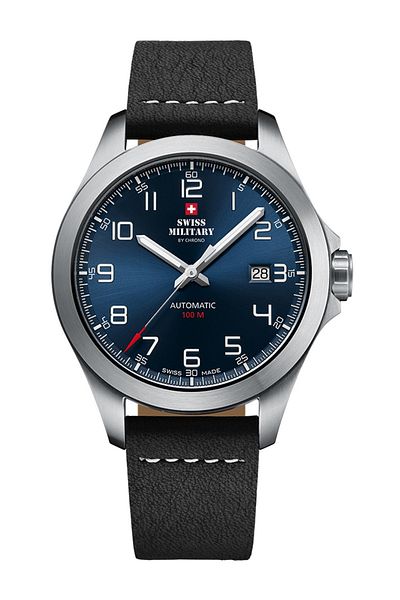 Swiss Military Mens Watch By Chrono Sma34077.02, Automatic, 42mm, 10atm