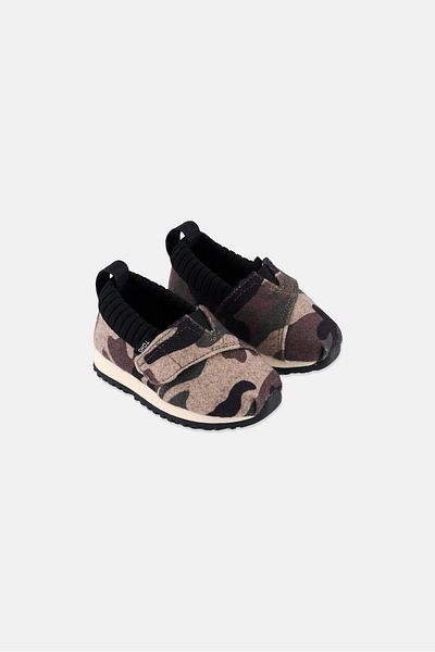 Toms Toddlers Boy Alpargata Resident Slip On Shoes, Black Combo
