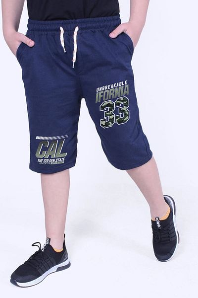 panios kids 33 Ifornia Printed Boy's Double Pocket Capri