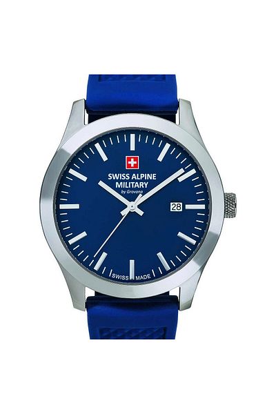 Swiss Alpine Military Mens Watch 7055.1835, Quartz, 43mm, 10atm