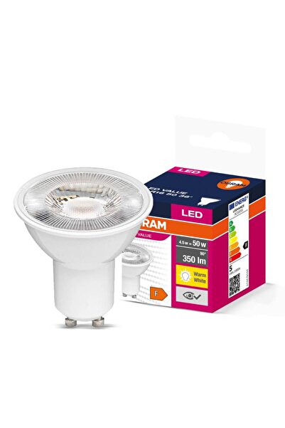 Osram Led Value Par16 4.5w Gu10 3000k Sıcak Beyaz Ampul 10 Adet