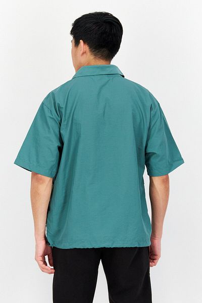 Fila Men Sportswear Fit Brand Logo Training Polo Shirt, Green