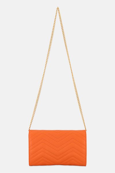 Urban Expressions Women Crossbody Bag 16 H x 23 L x 5 W cm, Orange