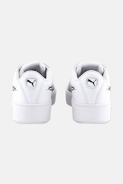 Puma Women Vikky Stacked Lace Up Outdoor Shoes, White