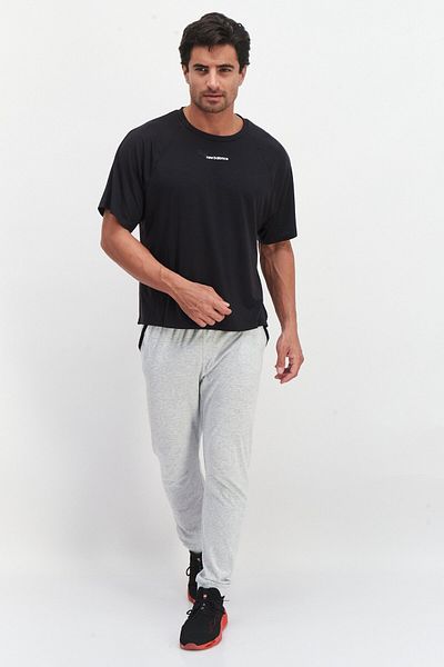 New Balance Men Sports Fit Short Sleeves Running T-Shirt, Black