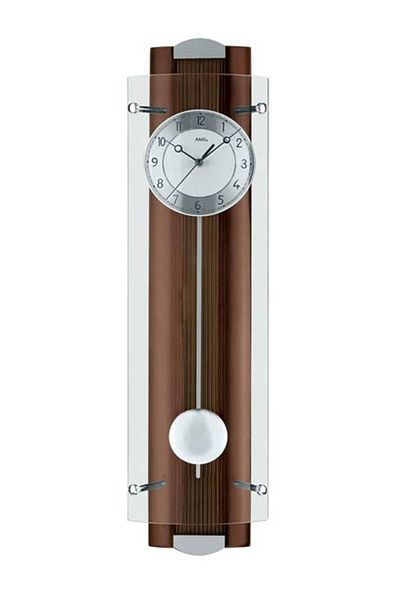 AMS Wall Clock 5259/1, Quartz, White, Analogue, Modern