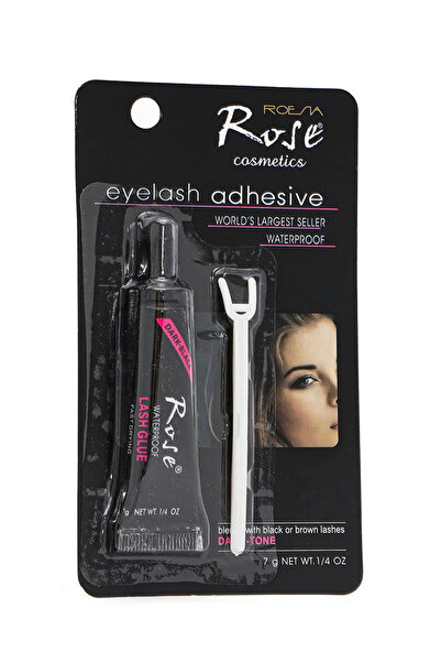 Roesia Rose 3 Çift x 5D Takma Kirpik No:2 + Aplikatörlü Kirpik Yapıştırıcısı (Siyah Renk 7 g)