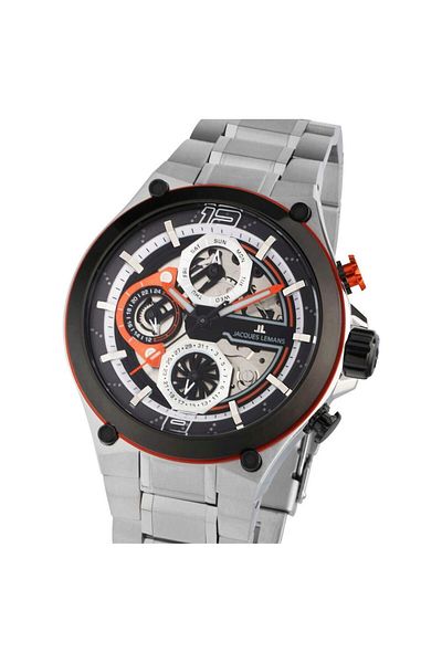 Jacques Lemans Ανδρικό Ρολόι 1-2150e, Quartz, 43mm, 10atm
