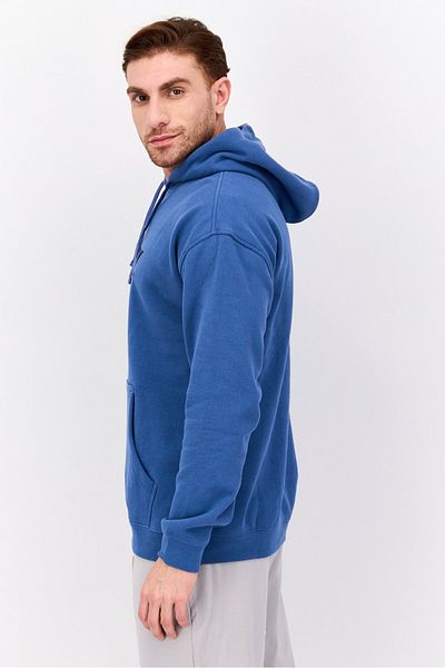 Hurley Men Sportwear Fit Long Sleeves Outdoor Hooded Sweatshirt, Blue