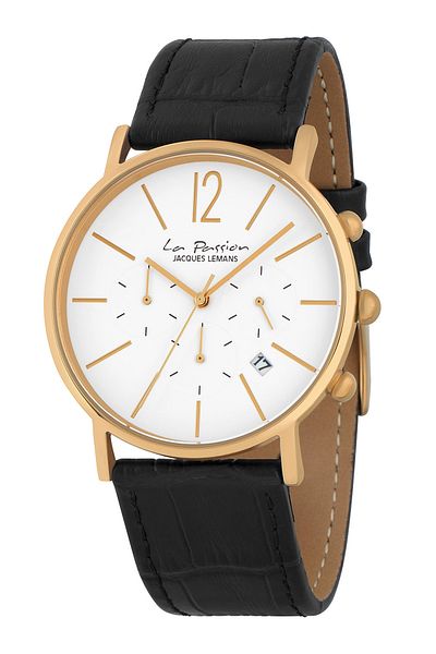 Jacques Lemans Ανδρικό ρολόι Jacques Lemans LP-123O, Quartz, 40mm, 5ATM
