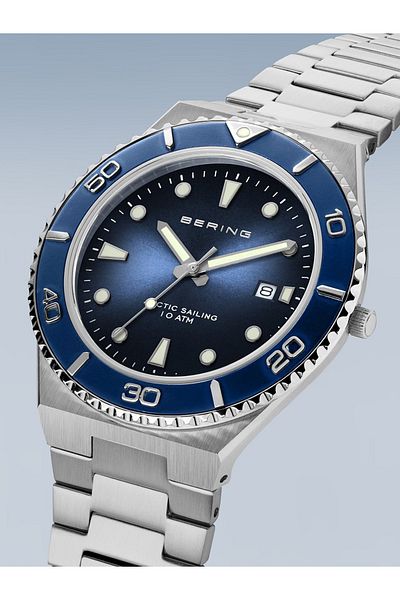 Bering Ceas bărbătesc 18940-707, cuarț, 43mm, 10atm