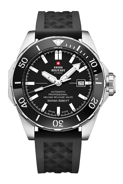Swiss Military Mens Watch Sma34092.04, Automatic, 45mm, 100atm