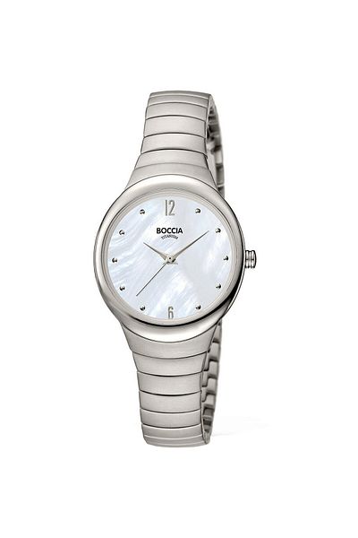 Boccia Γυναικείο ρολόι Boccia 3307-01, Quartz, 28mm, 3ATM